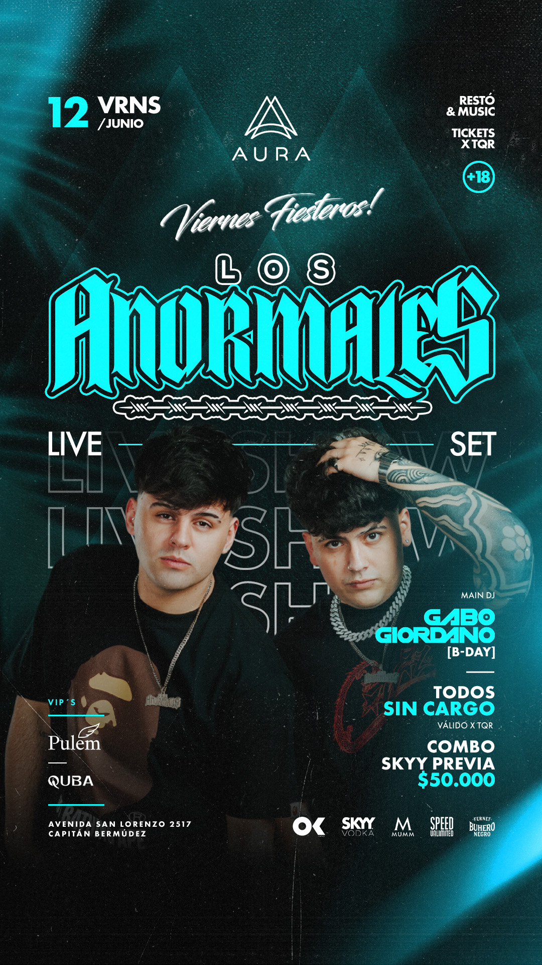 AURA VIERNES +18 ⛓️LOS ANORMALES 💉